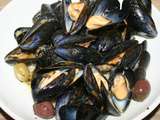 Moules de bouchot au pesto d'olive