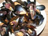 Moules marinières...au vin rouge