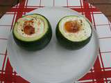 Oeufs en cocotte de courgettes rondes