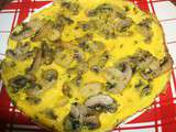 Omelette aux champignons