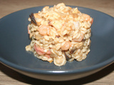 Risotto aux fruits de mer et jus de moules