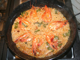 Riz aux gambas rouges et piment vert