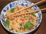 Riz sauté aux moules (Khao pad)