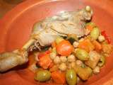 Tajine de cuisse de canard aux olives