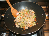 Wok de dinde pour le nouvel an ... chinois