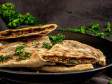 Chebureki vegan aux herbes & légumes