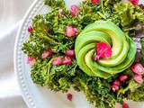 Salade avocat kale avec le Vitaliseur de Marion