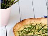 Tarte aux asperges sauvages