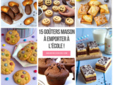 15 recettes de goûters maison à emporter à l'école