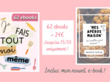 62 e-books pour seulement 24€