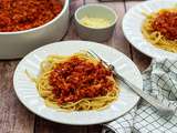 Bolognaise végétarienne au chou-fleur