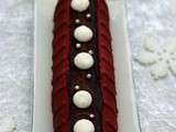 Bûche aux trois chocolats