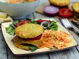 Burger aux galettes de pommes de terre