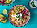 Burritos bowl au poulet