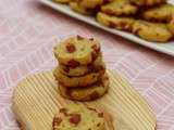 Cookie salé au jambon et fromage