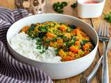 Dahl de lentilles corail aux carottes et épinards au Cookeo (ou sans)