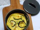 Flan de courgettes et poulet