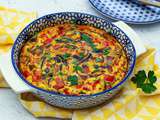 Frittata au chorizo et poivron rouge