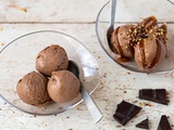 Glace au chocolat sans lactose