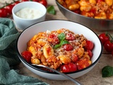 Gnocchi à la viande hachée et tomates