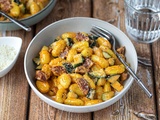 Gnocchi aux courgettes et chorizo