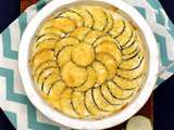 Gratin de pommes de terre et courgettes façon dauphinois