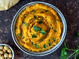 Houmous aux carottes et cumin