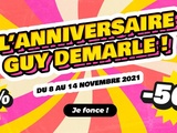 L'anniversaire Guy Demarle avec de belles promos c'est maintenant