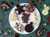Mendiants au chocolat - recette de Noël facile