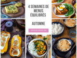 Menu Automne: Planning repas #2