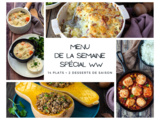 Menu de la semaine - Spécial ww (saison hiver)