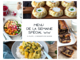 Menu de la semaine - Spécial ww