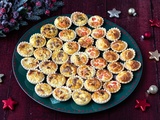 Mini quiches apéro de Noël