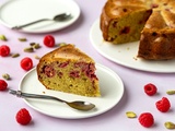 Moelleux pistache et framboises