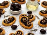 Palmiers apéritifs à la tapenade