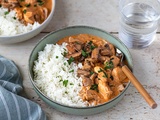 Poulet façon Stroganoff