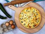 Quiche à la courgette, jambon et tome de Cambrai