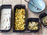 Repas complet au four avec le Combo Cook : poulet, brocoli et pommes de terre