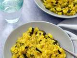 Risotto aux courgettes et curry