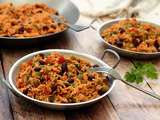 Riz cajun aux haricots rouges