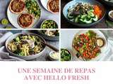 Semaine de repas avec Hello Fresh