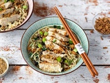 Soupe miso façon ramen au poulet