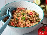 Taboulé aux tomates et concombre (sans cuisson)