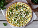 Tarte fine aux courgettes et feta