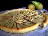 Tarte spéculoos-poires au miel épicé