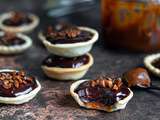 Tartelettes au caramel beurre salé et chocolat