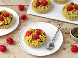 Tartelettes moelleuses : pistache et framboise
