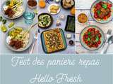 Test et avis des paniers repas Hello Fresh