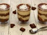 Tiramisu à la noix de coco et chocolat