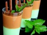 Verrines chocolat / menthe